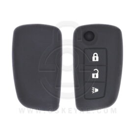 Nissan Altima Tiida Rogue Flip Remote Key Silicone Protective Cover Case 3 Button