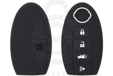 Nissan Patrol Armada Sunny Kicks Smart Key Remote Silicone Protective Cover Case 4 Button