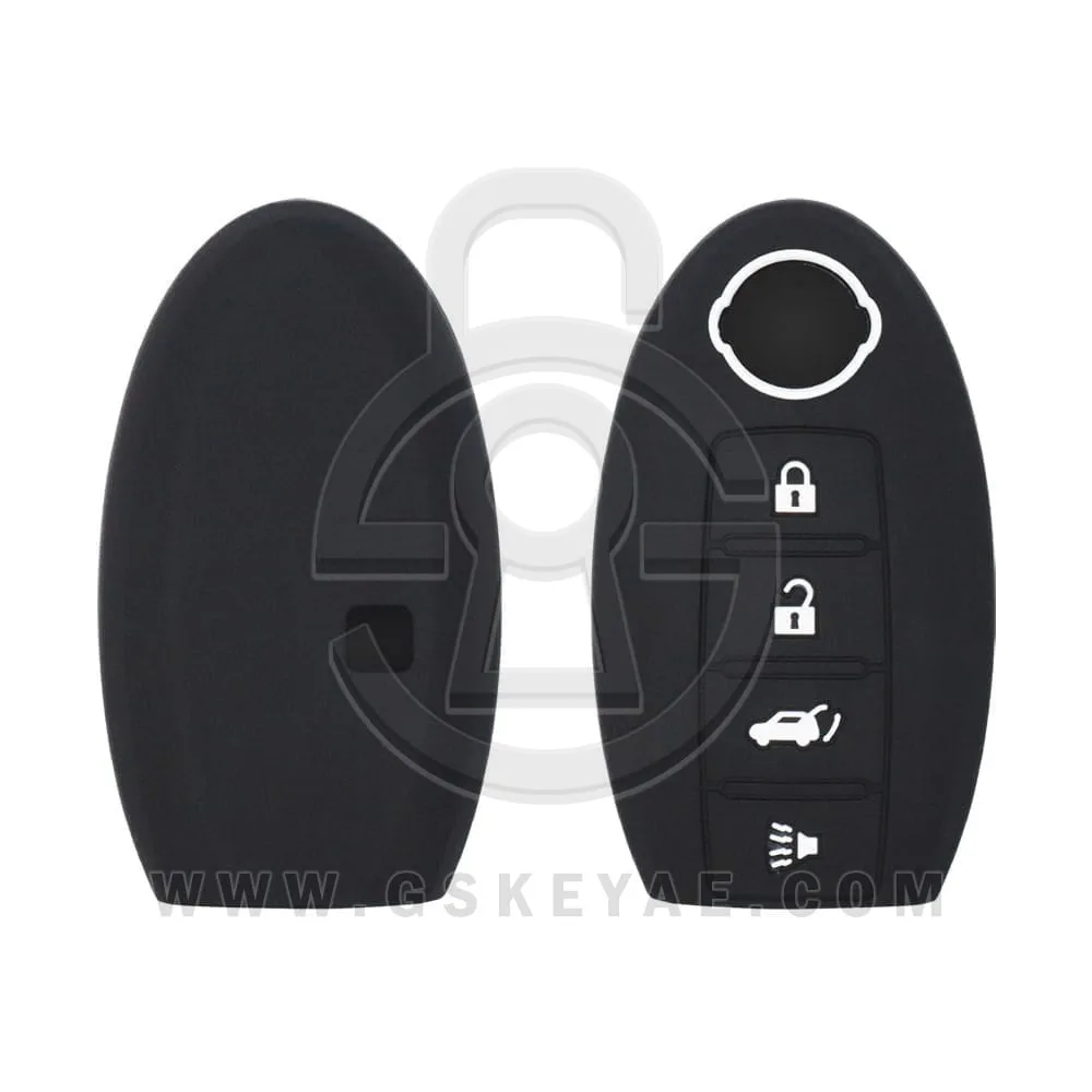 Custodia Portachiavi Auto Nissan 5 Tasti, Cover In ABS E Silicone, Protezione Anti Graffio, Per Altima Maxima