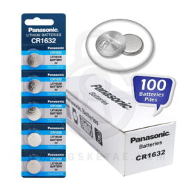Panasonic CR1632 140mAh 3V Lithium (LiMnO2) Coin Cell Battery (100-Pack)