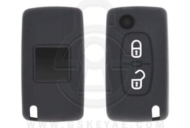 Peugeot 307 308 3008 5008 Flip Remote Key Silicone Protective Cover Case 2 Button
