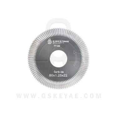 Side Milling Cutter Carbide Material Φ80X1.25XΦ22 1015 For KEYLINE 202 203 204