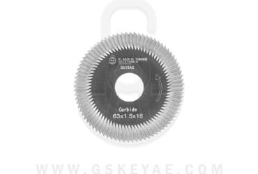 Side Milling Cutter Carbide Material Φ63X1.5XΦ16 1021 For KEYLINE 201 Key Machine