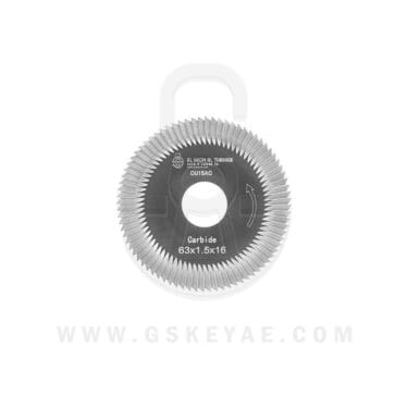 Side Milling Cutter Carbide Material Φ63X1.5XΦ16 1021 For KEYLINE 201 Key Machine