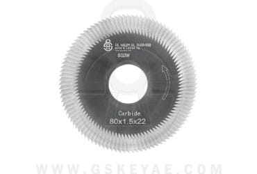 Side Milling Cutter Carbide Material Φ80X1.5XΦ22 755 For SILCA OPERA/TECHNICA/SILCA TARGA 2000