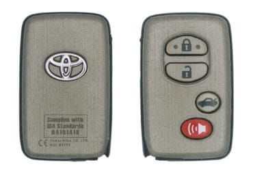 2007-2010 Genuine Toyota Aurion Smart Key Remote 4 Button 433MHz FCC ID 14AAC P/N 89904-33100 (OEM)