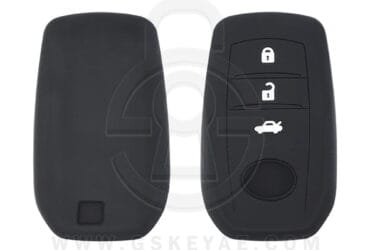 Toyota Camry Land Cruiser Smart Remote Key Silicone Protective Cover Case 3 Button