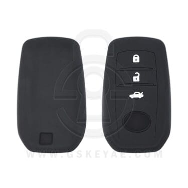 Toyota Camry Land Cruiser Smart Remote Key Silicone Protective Cover Case 3 Button