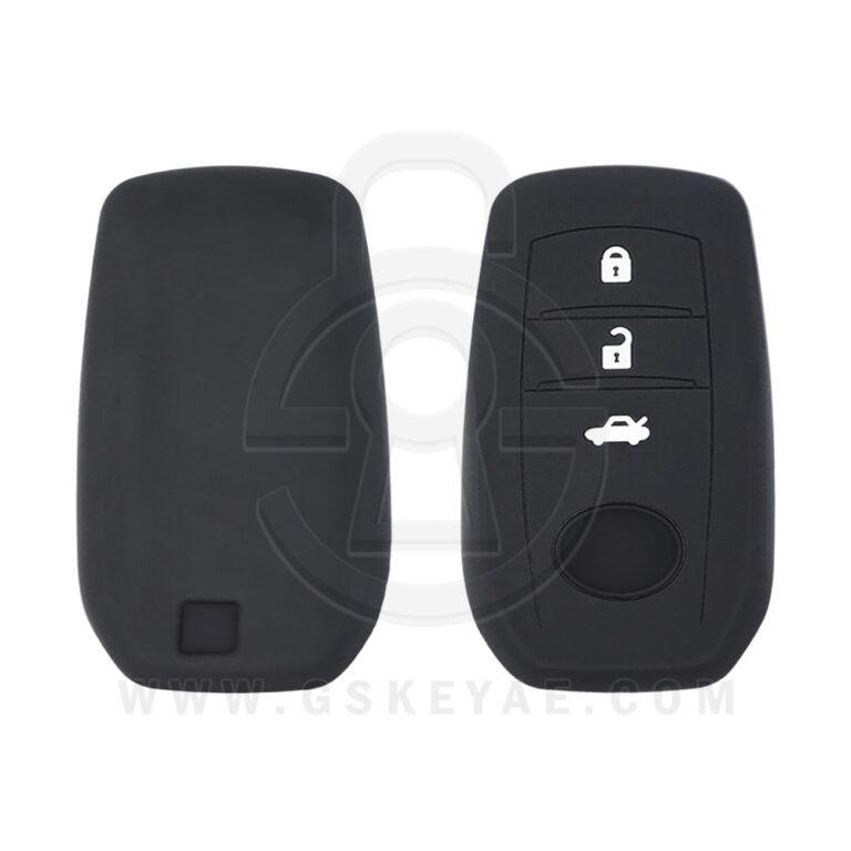 Toyota Camry Land Cruiser Smart Remote Key Silicone Protective Cover Case 3 Button