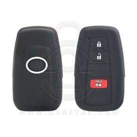 Toyota Camry Corolla Smart Remote Key Silicone Protective Cover Case 3 Button w/Panic