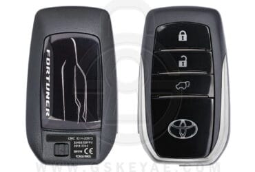 2016-2018 Genuine Toyota Fortuner Smart Key Remote 3 Button 433MHz 8A 128-bit Chip 89904-0K070 USED