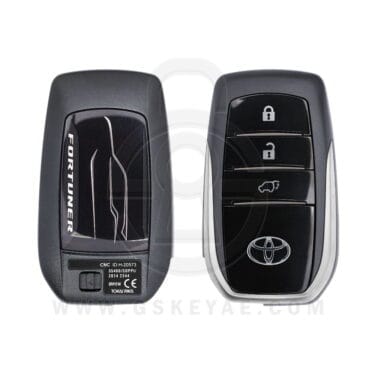 2016-2018 Genuine Toyota Fortuner Smart Key Remote 3 Button 433MHz 8A 128-bit Chip 89904-0K070 USED