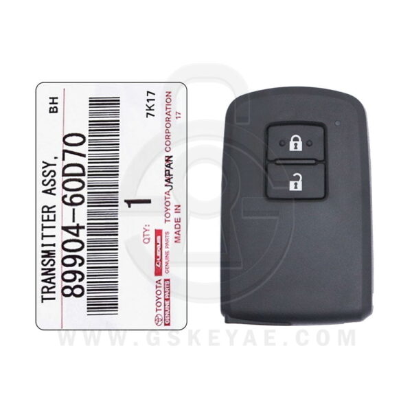Genuine Toyota Land Cruiser Smart Key Remote 2 Button 433MHz 89904-60D70 (OEM)