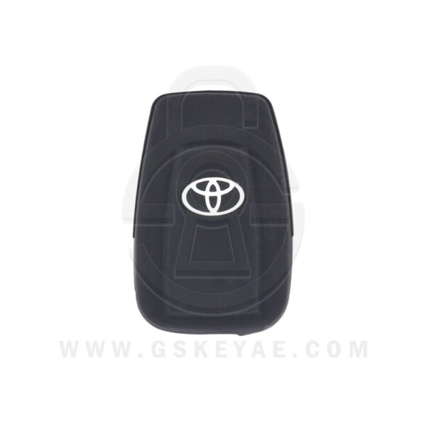 Silicone Protective Cover Case 2 Button Fit For Toyota Land Cruiser Prado C-HR Smart Remote Key