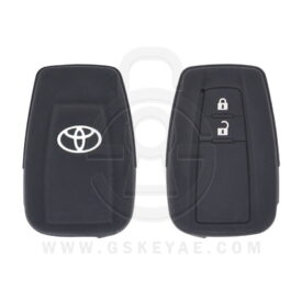Toyota Land Cruiser Prado C-HR Smart Remote Key Silicone Protective Cover Case 2 Button
