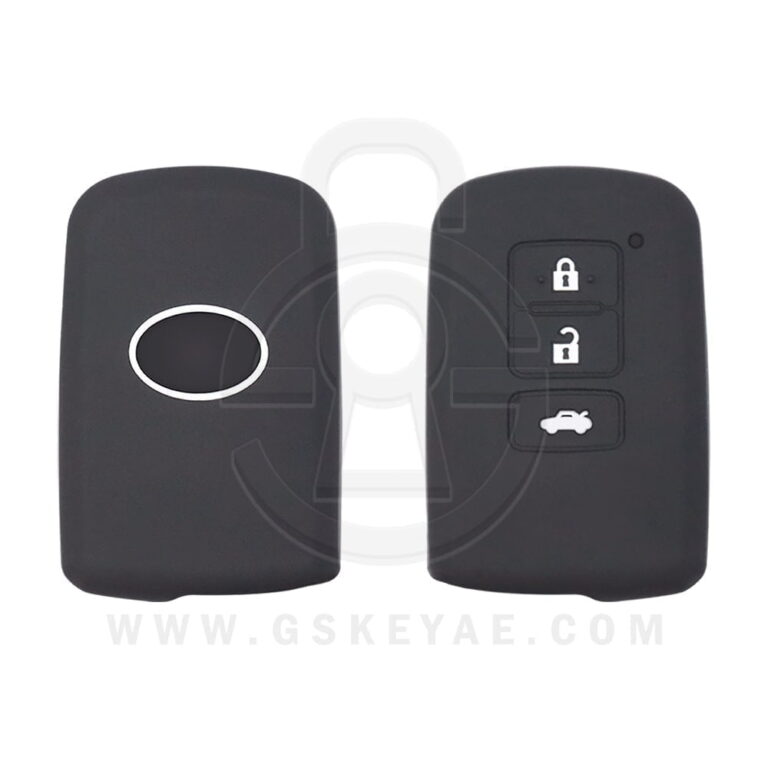 Toyota Camry RAV4 Highlander Land Cruiser Smart Remote Key 3 Button Silicone Cover Case