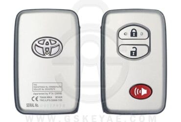 2011-2016 Genuine Toyota Zelas Smart Key Remote 3 Button 433MHz 89904-21022 (USED)