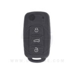 3 Button Silicone Cover Case Replacement For VW Volkswagen Touareg Phaeton Flip Remote Key