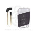 Volkswagen VW Passat B8 Magotan Smart Key Remote Shell Case Cover 3 Buttons HU162 Blade