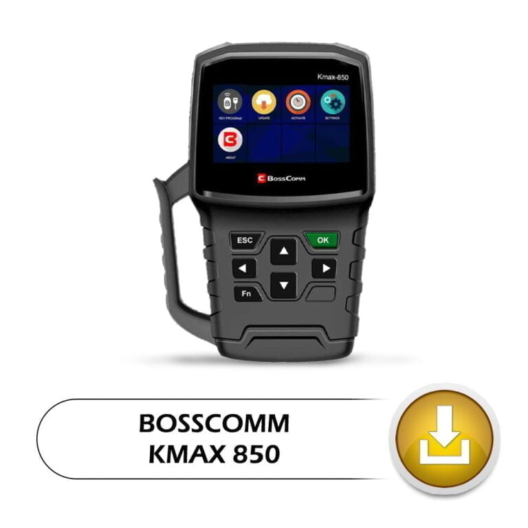 Bosscomm KMAX 850 Software Download