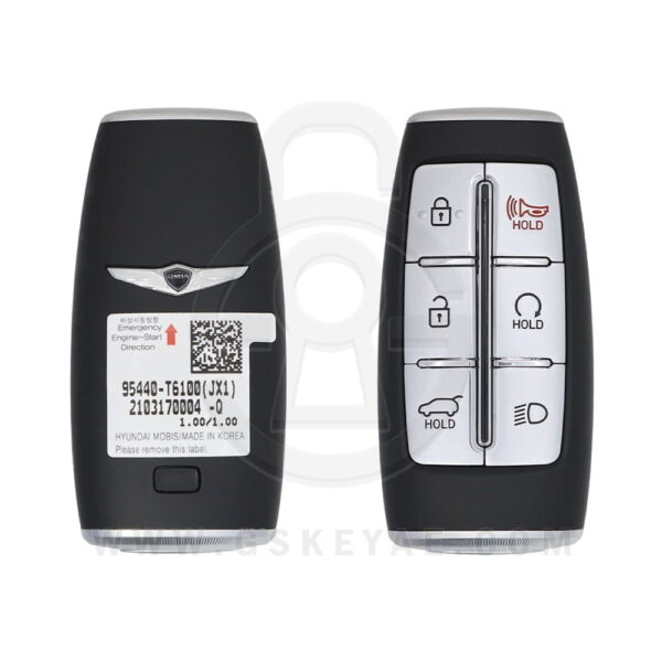 2021 Genuine Hyundai Genesis Smart Key Proximity Remote 6 Button 433MHz 95440-T6100 (OEM)
