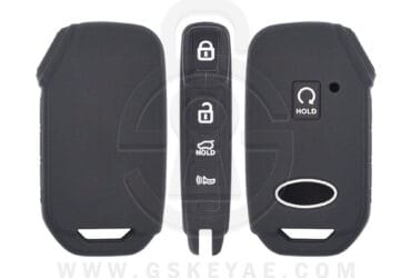 Coque en silicone pour clé intelligente KIA Soul à 5 boutons avec démarrage