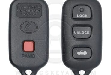 1995-1997 Genuine Lexus LS400 SC300 SC400 Keyless Entry Remote 4 Button 315MHz 89742-50510 USED