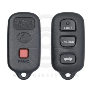1995-1997 Genuine Lexus LS400 SC300 SC400 Keyless Entry Remote 4 Button 315MHz 89742-50510 USED
