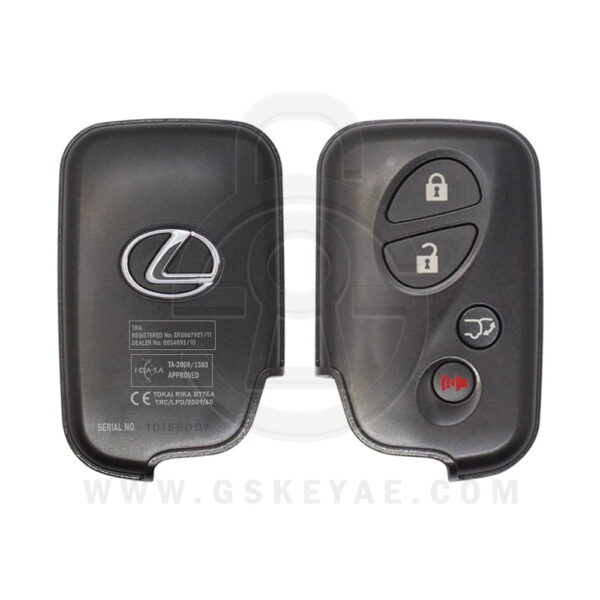 2009-2015 Genuine Lexus LX570 Smart Key Proximity Remote 4 Button 433MHz 89904-60852 OEM
