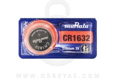 Murata CR1632 140mAh 3V Lithium (LiMnO2) Coin Cell Battery - 1 Piece Tear Strip