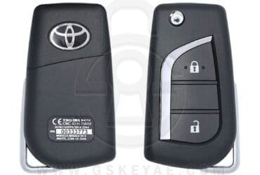 2016-2022 Genuine Toyota Hilux Flip Key Remote 2 Button 433MHz 89070-0KC50 (USED)