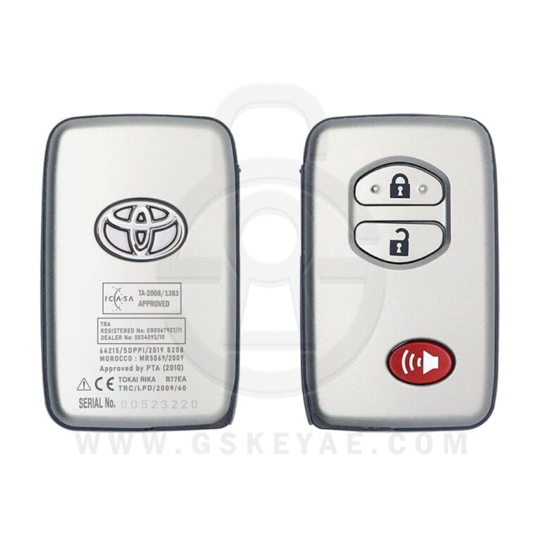 2009-2015 Genuine Toyota Land Cruiser Smart Key Remote 3 Button 433MHz 89904-60795 (OEM)