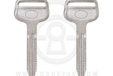 Clé vierge à tête métallique Silca TOY43 pour Toyota (KEYLINE TR47 / TAYLOR X217)