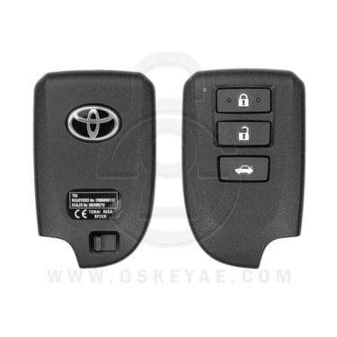 2014 Genuine Toyota Vios Yaris Smart Key Remote 3 Button 433MHz 89904-52492 (USED)