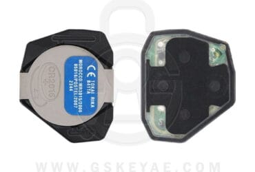 Télécommande Toyota Yaris / Fortuner 2006-2019 2 Boutons 433MHz 89070-52752 (UTILISÉE)