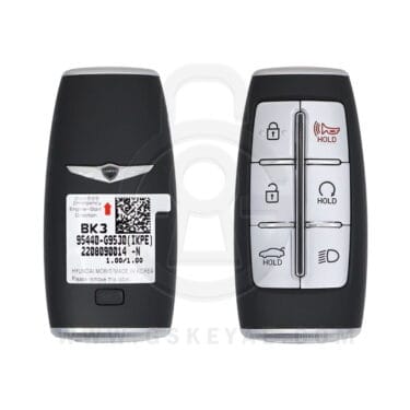 2022 Genuine Hyundai Genesis G80 Smart Key Remote 6 Button 433MHz TQ8-FOB-4F36 95440-G9530 OEM