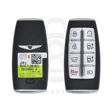 2021 Genuine Hyundai Genesis G80 Smart Key Remote 8 Button 433MHz TQ8-FOB-4F35 95440-T1200 OEM American Key