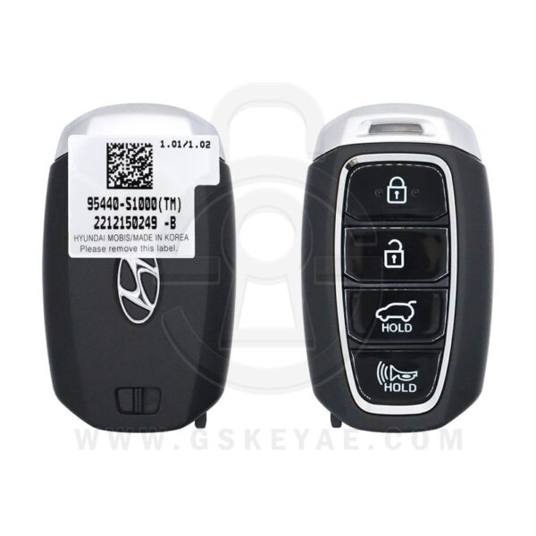 2019-2020 Genuine Hyundai Santa Fe Smart Key Remote 4 Button 433MHz 95440-S1000 OEM