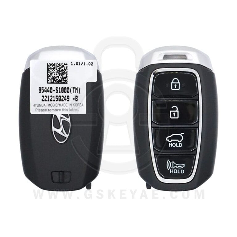 Clé télécommande intelligente Hyundai Santa Fe 2019-2020 4 boutons 433 MHz 95440-S1000