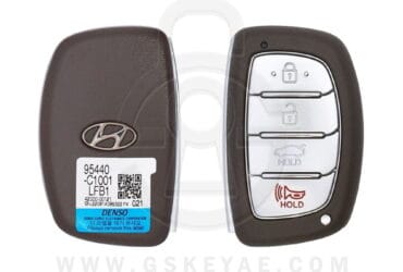 2015 2016 2017 Genuine Hyundai Sonata Smart Key Remote 4 Button 433MHz CQOFD00120 95440-C1001 (OEM)