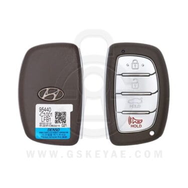2015 2016 2017 Genuine Hyundai Sonata Smart Key Remote 4 Button 433MHz CQOFD00120 95440-C1001 (OEM)