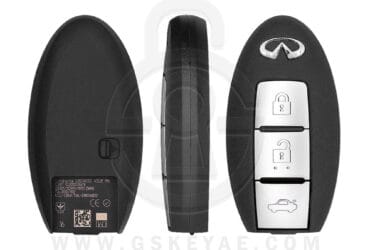 2016 Infiniti Q50 Smart Key Remote 3 Buttons 433MHz S180144202 285E3-4GR0C (OEM)