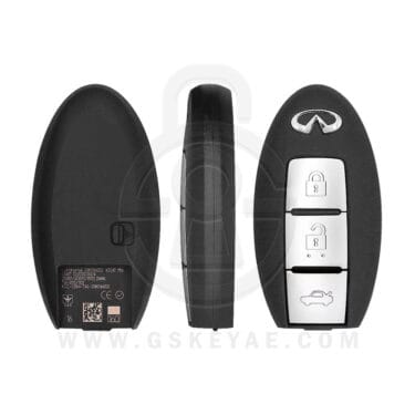 2016 Infiniti Q50 Smart Key Remote 3 Buttons 433MHz S180144202 285E3-4GR0C (OEM)