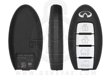 Télécommande intelligente Infiniti Q50 2016-2019 4 boutons 433MHz S180144206