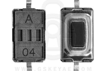 Interrupteur tactile bouton télécommande modèle 3.7x6x2.5H