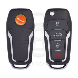 Xhorse XKFO01EN Universal Wired Flip Key Remote 4 Buttons Ford Type