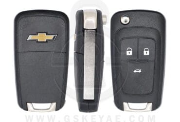 Télécommande clé pliante originale Chevrolet Cruze 2010-2014 3 boutons 433MHz 13500219