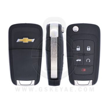 2014-2020 Chevrolet Cruze Malibu Smart Flip Key Remote 5 Button 315MHz (STRATTEC 5921873)