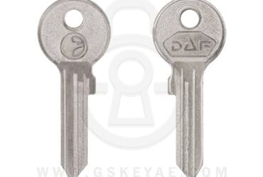 DAF-1D Steel House Door Cylinder Key Blank for DAF