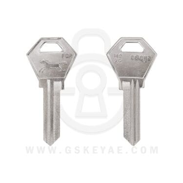 HO-2R Brass House Door Key Blank (HO2R)